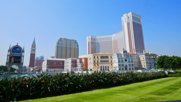 Makau Chiny Września 2018 Wenecki Hotel Casino Makau Chiny — Wideo stockowe