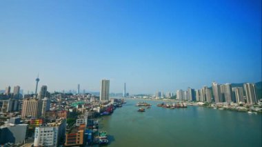 4K Zaman dilimi Hong Kong şehrinin siluetini eritti