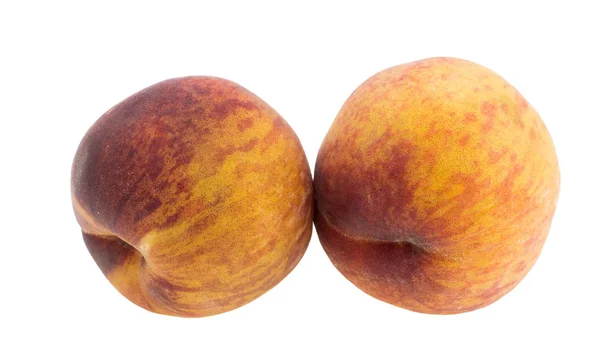 Великі соковиті персики. Корисна дієтична та вегетаріанська їжа . — стокове фото