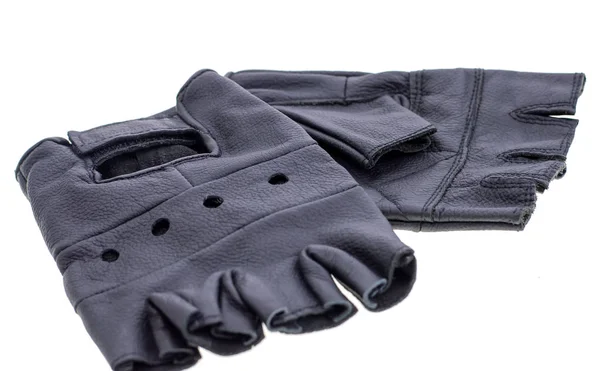 Coppia di guanti da allenamento isolati su sfondo bianco — Foto Stock