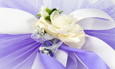 Beautiful bride için renkli buket düğün. 