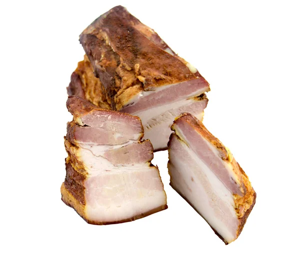 Uzené a konzervované vepřové maso je považováno za pochoutku jídlo v některých kulturách — Stock fotografie