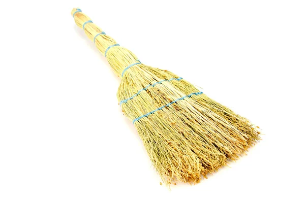 Broom made from sorghum environmentally friendly thing — Stock Photo, Image