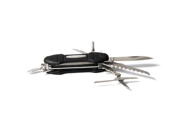 Messer Multi-Tool, isoliert auf weißem Hintergrund — Stockfoto