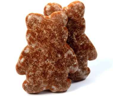 Beyaz arka plan üzerinde izole geleneksel gingerbread