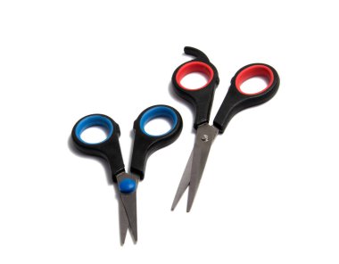 makas. arka plan için makaslar. bir arka plan için makaslar