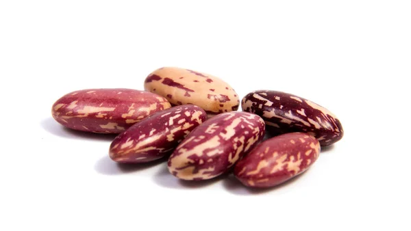 Colorful beans close up isolated on a white background — Stock Photo, Image