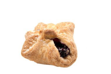 Beyaz arkaplanda küçük bisküviler