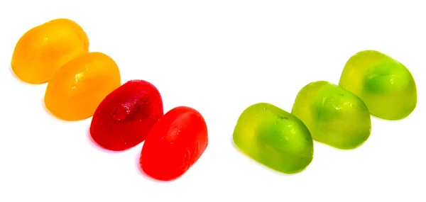 Piruletas de arena aisladas en blanco — Foto de Stock