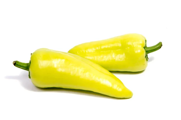 Verse kleurrijke zoete paprika geïsoleerd op een witte — Stockfoto