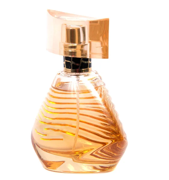 Women's perfume in beautiful bottle isolated — Stock Photo, Image