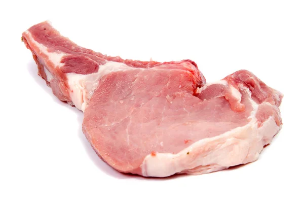 Schweinespeck isoliert auf weißem Hintergrund — Stockfoto