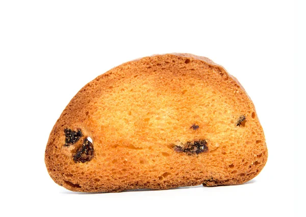 Beyaz arkaplanda izole edilmiş kızarmış ekmek