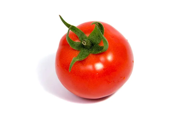 Czerwone Pomidory Izolowane Białym Tle — Zdjęcie stockowe
