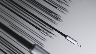 Hafif bir arka plan karşı Chrome ses konektörleri sürüsü