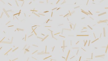 Basit ışık arka plan üzerinde çok sayıda kayan ahşap merdivenler