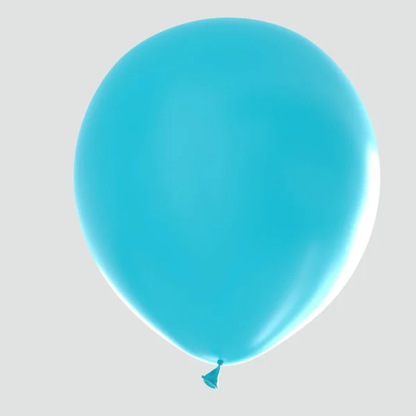 Isolert flytende ballong på en sømløs lett bakgrunn – stockfoto