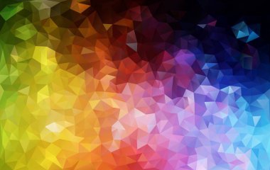 Çokgenlerden vektör arkaplanı, soyut arkaplan, duvar kağıdı