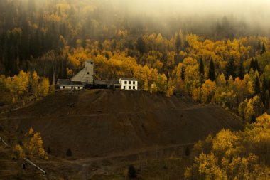 Autumn at the Abandoned Gilman Mine clipart