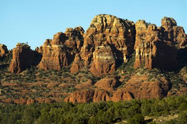Kumtaşı kaya oluşumları Sedona yakınlarında