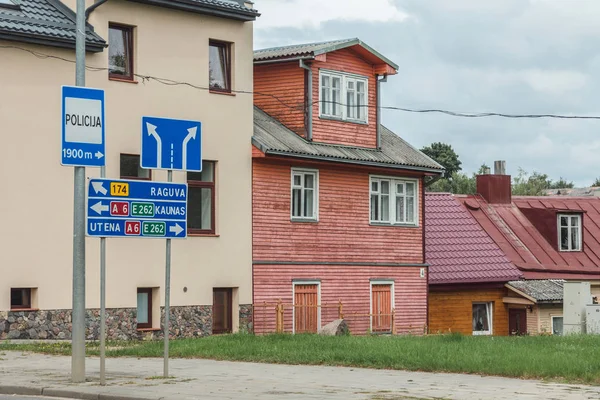Ukmerge Litvanya Kenti Yaz — Stok fotoğraf