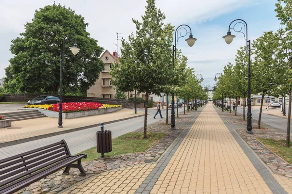 Ukmerge Litauen Juli 2017 Blick Auf Die Stadt Sommer — Stockfoto