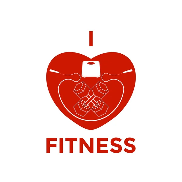 Emblemas de fitness, diseño del logotipo — Vector de stock