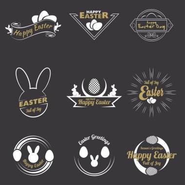 Mutlu Paskalya logosu