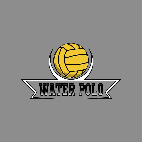 Logo de waterpolo para el equipo y la copa — Vector de stock