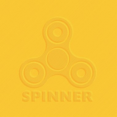 El spinner oyuncaklar düz vektör arka plan