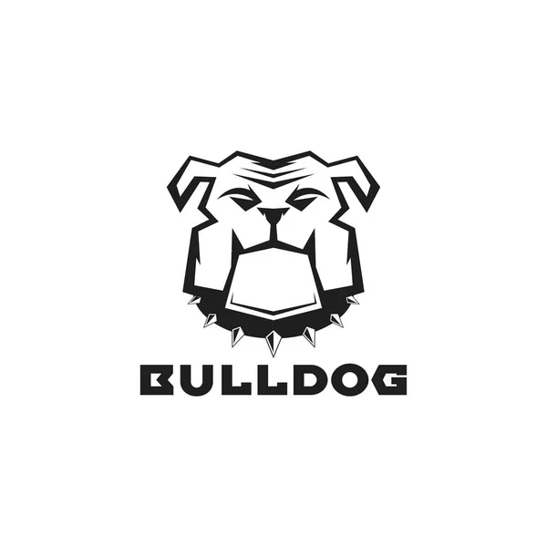 Bulldog logosu vektör çizim