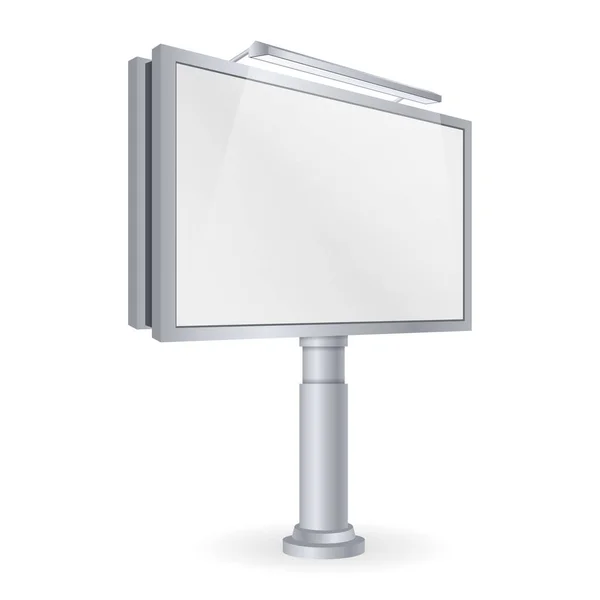 Mockup için reklam boş büyük billboard.