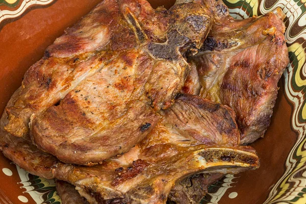 Frischfleisch braten — Stockfoto