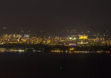 Cityscape gece ışık 