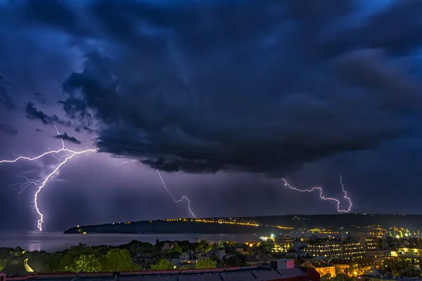 Exciting powerful lightning