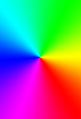 Gökkuşağı spektral gradyan. 