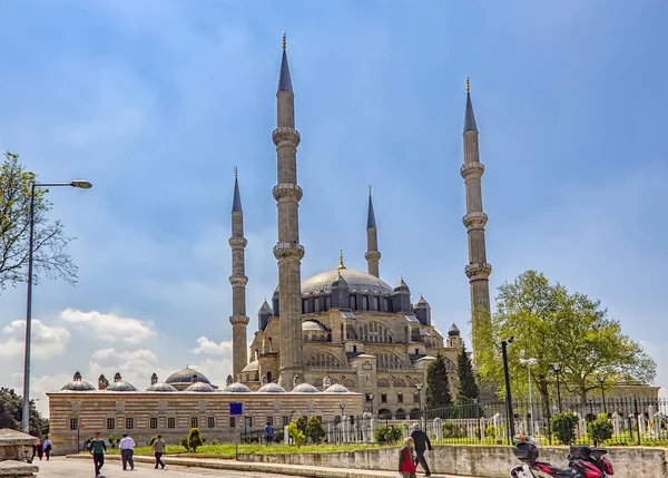 1 de mayo de 2015 en Edirne, Turquía, Belleza vista de la mezquita Selimiye , — Foto de Stock