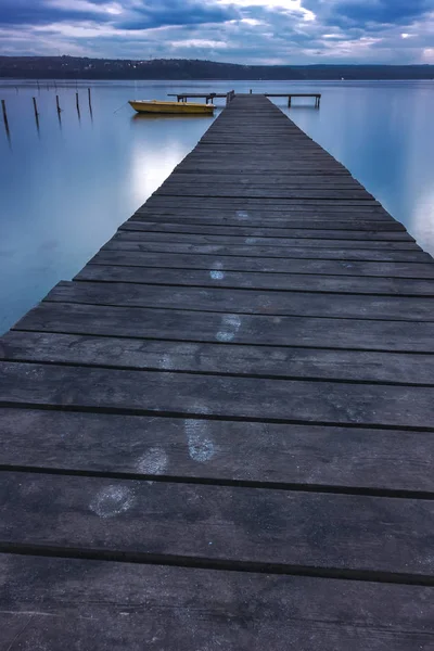 Sporen van stappen — Stockfoto