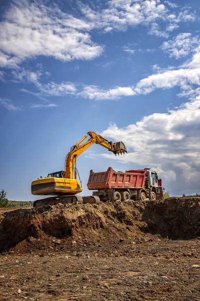 På byggplatsen. — Stockfoto