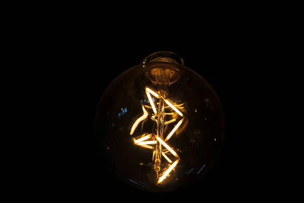 Искусство Освещения Лампы Накаливания Close — стоковое фото