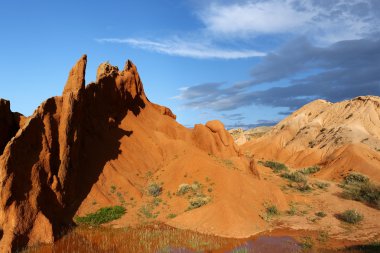 Clay, kil, kırmızı kil, manzara, doğa, fantezi manzara, peri masalı