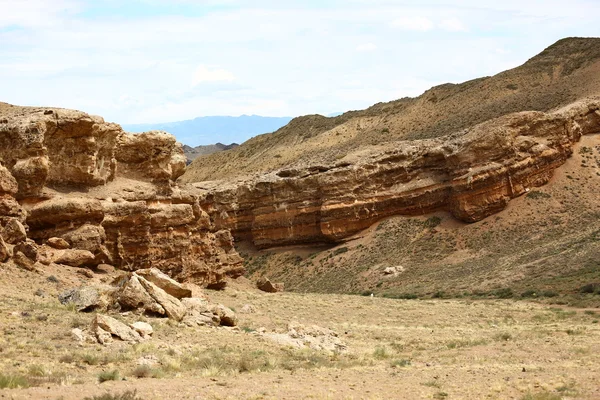 Canyon clay, clay, nature reserve, wilderness, geological section — стоковое фото