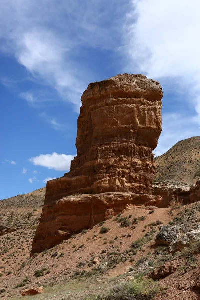 Argilla canyon, argilla, riserva naturale, natura, natura selvaggia, sezione geologica — Foto Stock