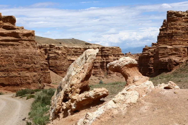 Canyon jíl, hlína, přírodní rezervace, příroda, divočina, geologické sekce — Stock fotografie