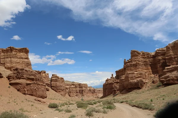 Cañón arcilla, arcilla, reserva natural, naturaleza, desierto, sección geológica —  Fotos de Stock