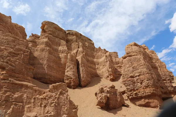 Cañón arcilla, arcilla, reserva natural, naturaleza, desierto, sección geológica —  Fotos de Stock