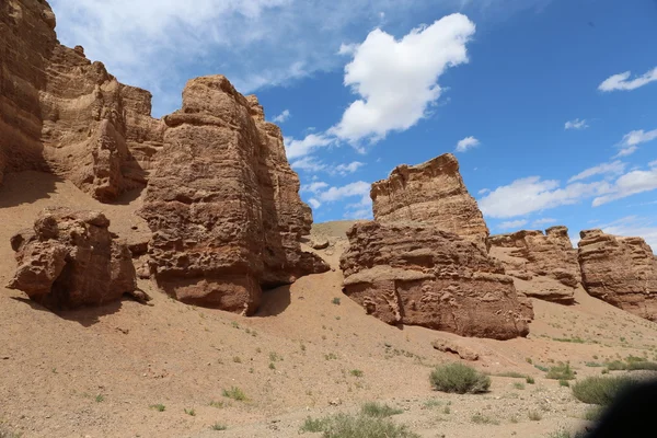 Cañón arcilla, arcilla, reserva natural, naturaleza, desierto, sección geológica —  Fotos de Stock