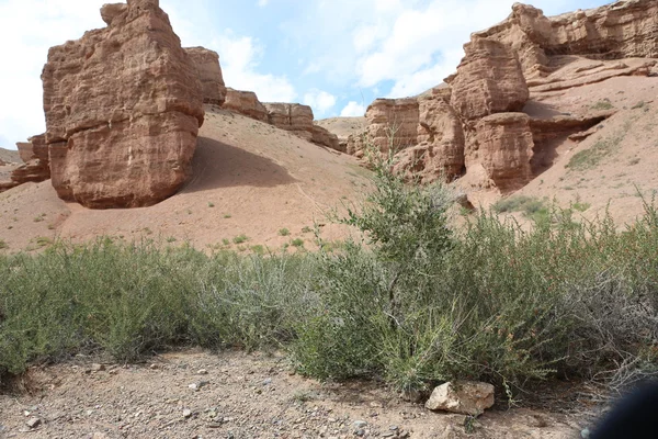 Cañón arcilla, arcilla, reserva natural, naturaleza, desierto, sección geológica — Foto de Stock