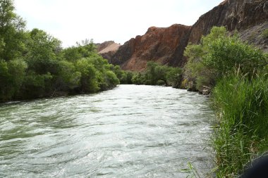 Çarın nehir, nehir, nehir, Doğa, manzara, dağlar, dağ nehir
