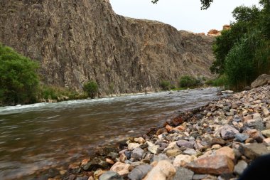 Çarın nehir, nehir, nehir, Doğa, manzara, dağlar, dağ nehir